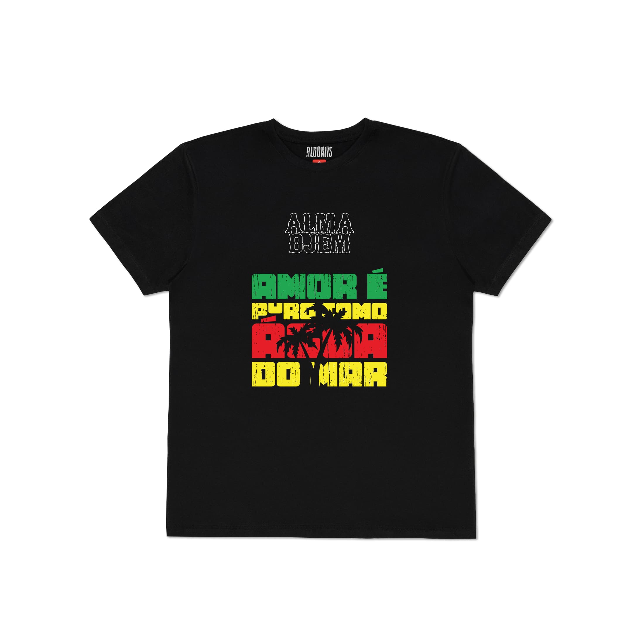 Camiseta Amor é Puro Alma Djem - Preto