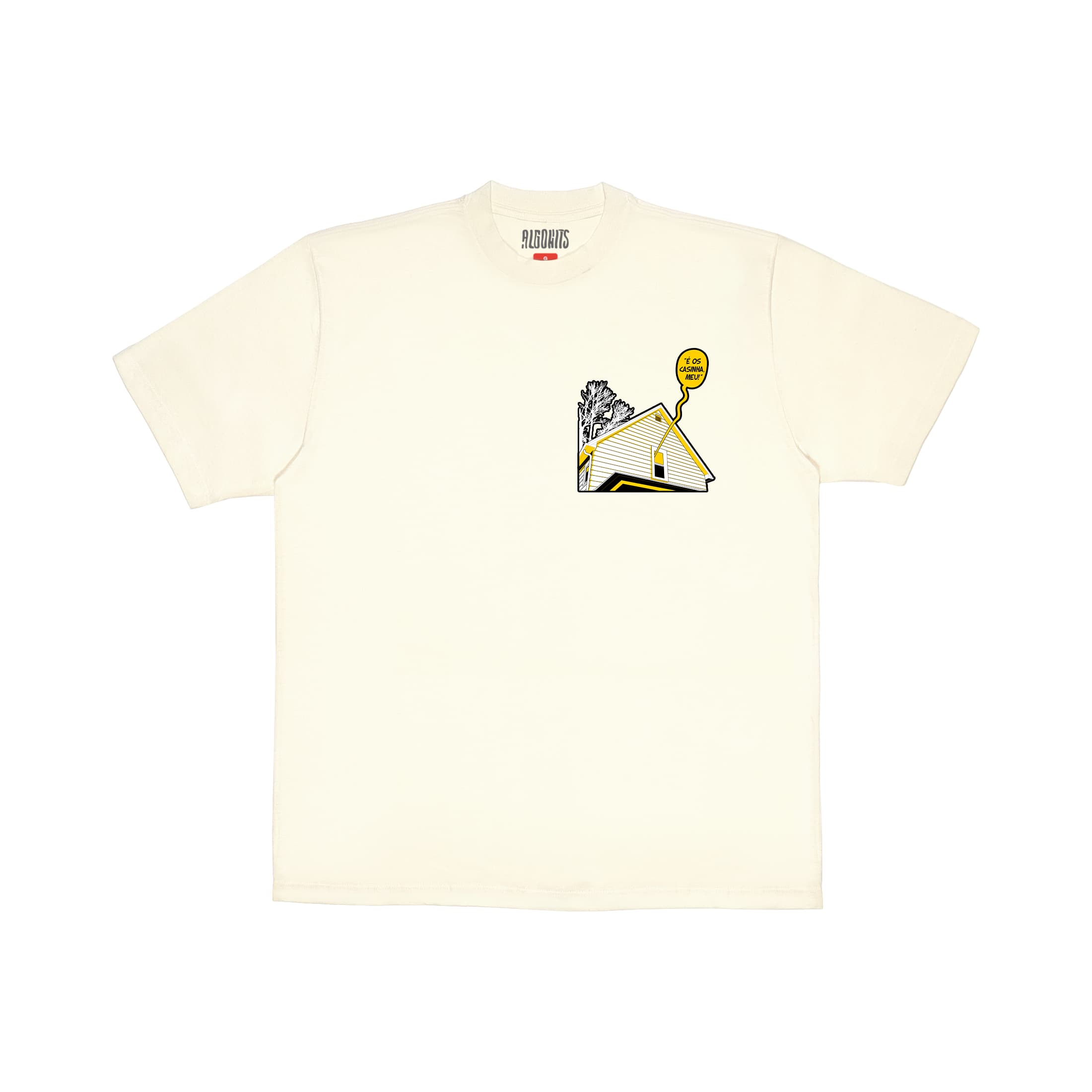 Camiseta Casinha 1 Ano Downstage - Off White