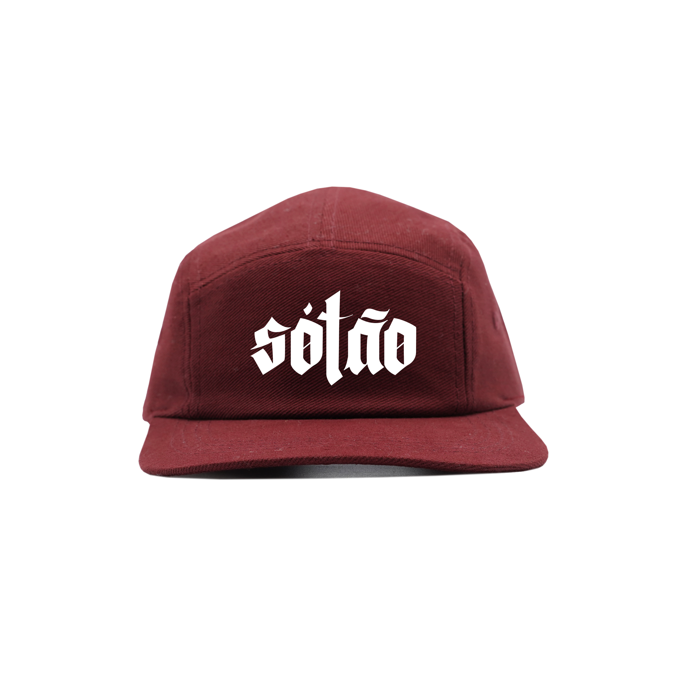 Boné 5 Panel Sótão - Bordô