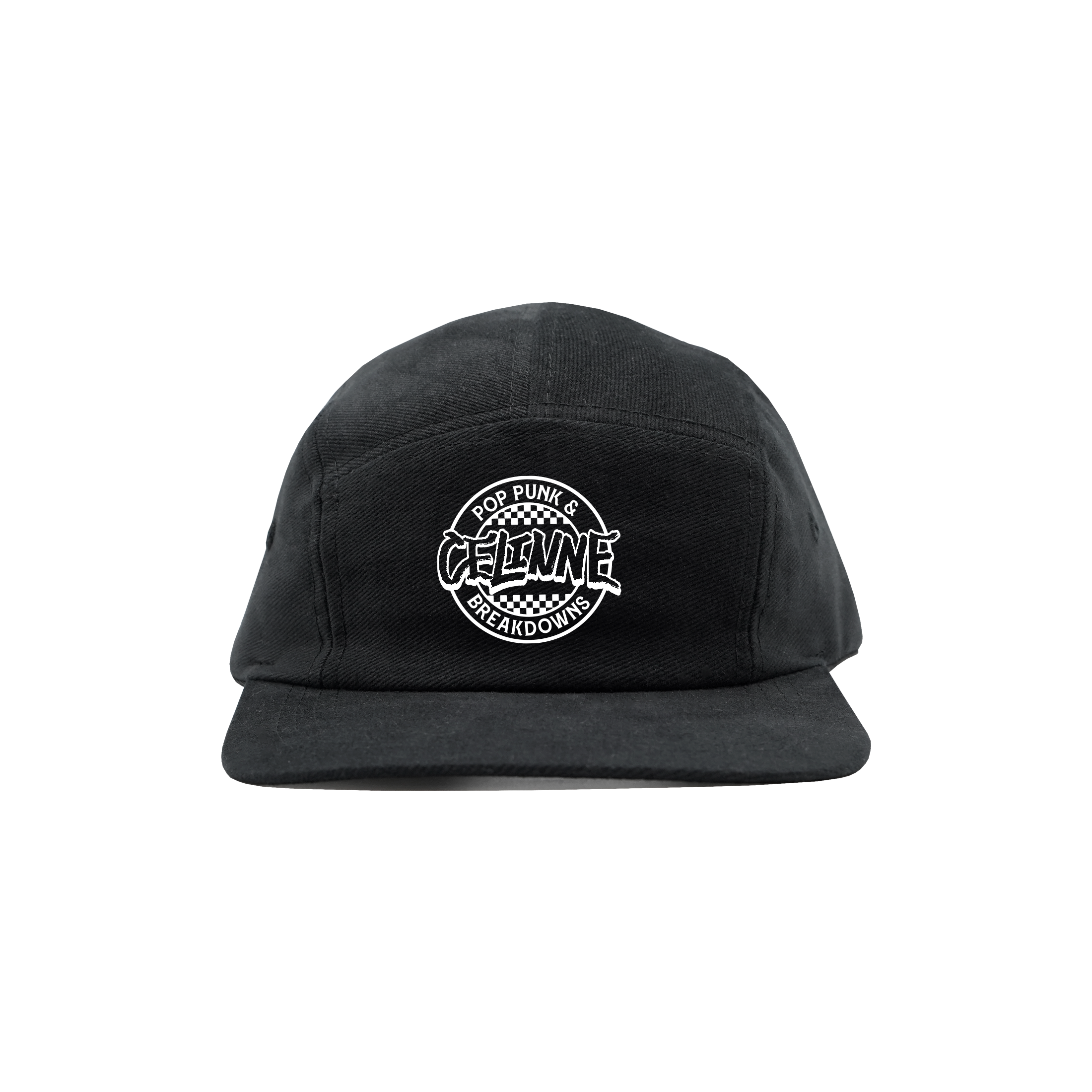 Boné 5 Panel Celinne - Preto