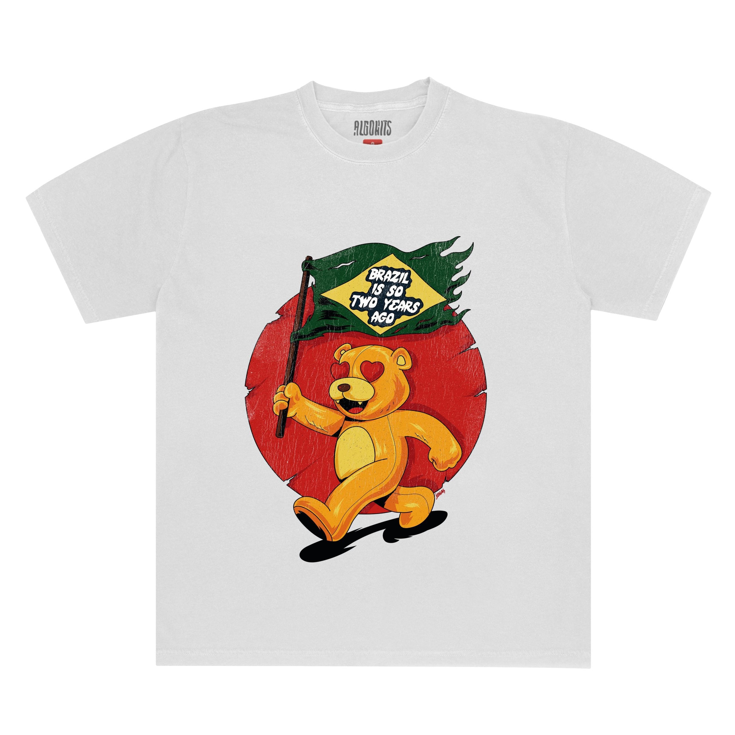 Camiseta Come to Brazil Downstage - Branco