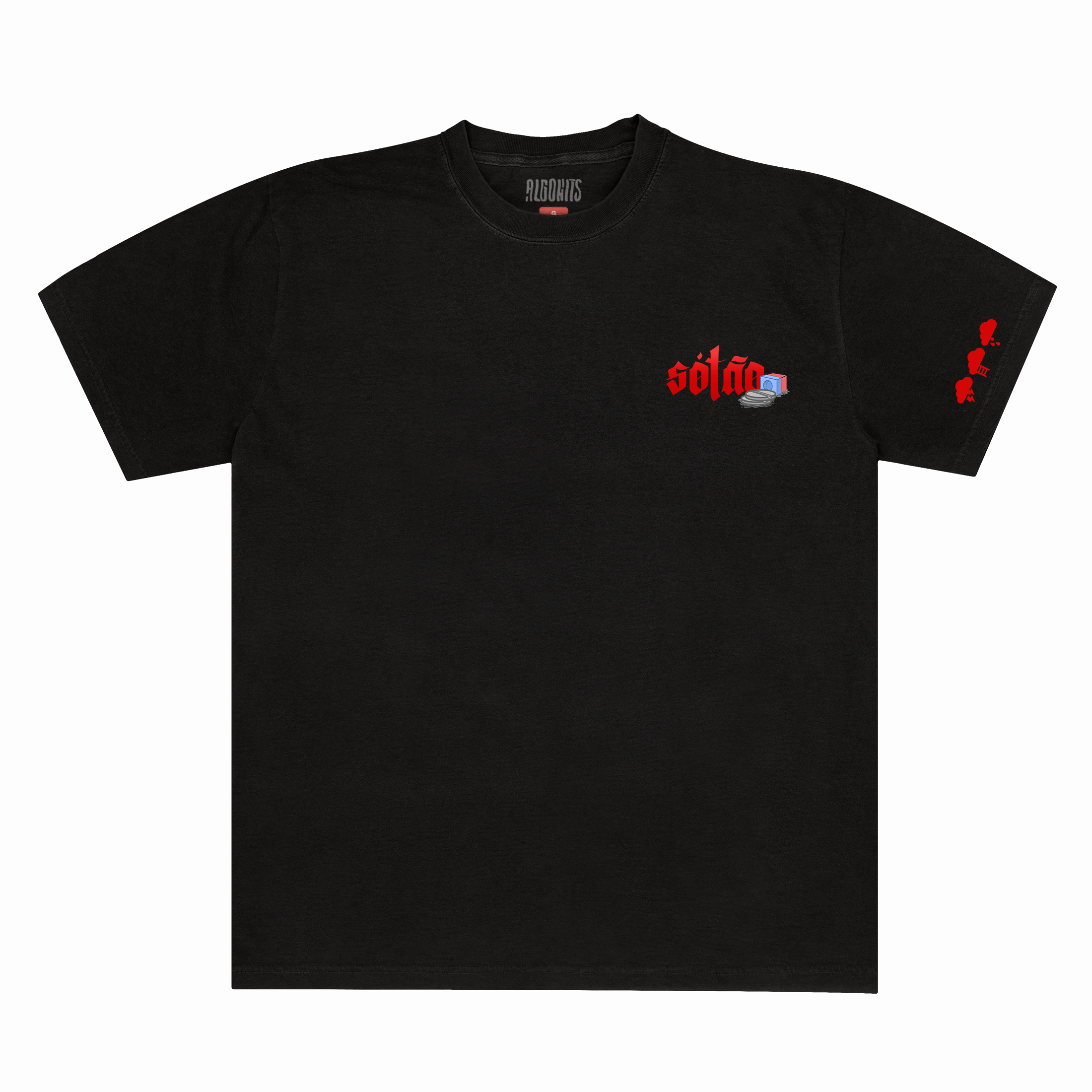 Camiseta HC de Gafieira Sótão - Preto