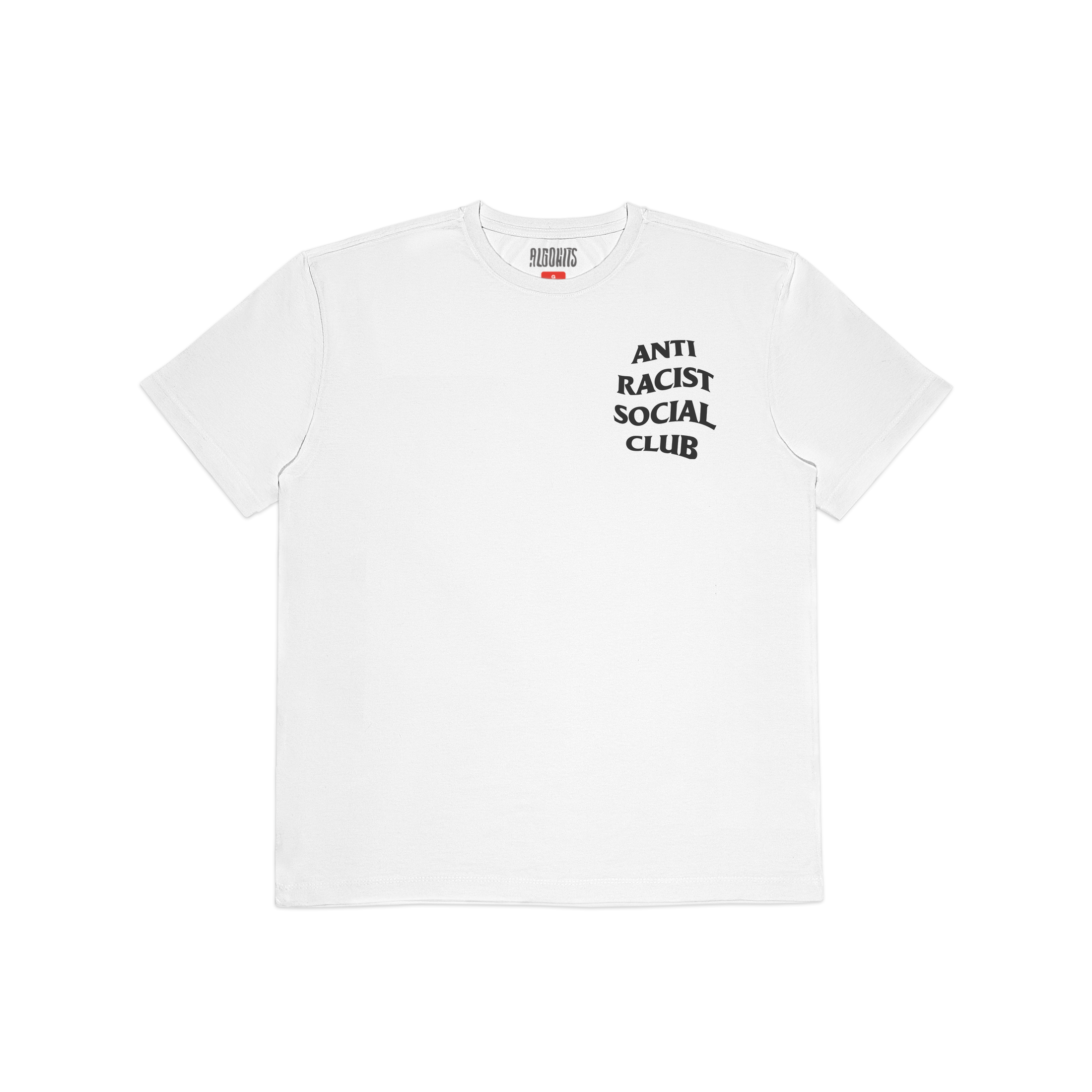 Camiseta Anti Racist Social Club Algoh - Branco