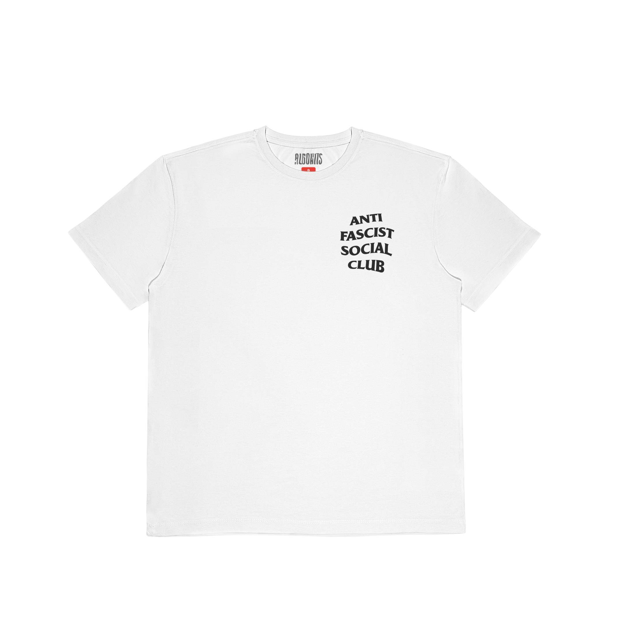 Camiseta Anti Fascist Social Club Algoh - Branco