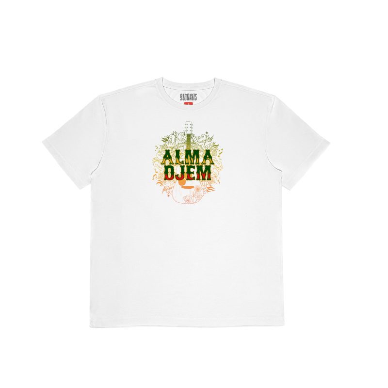 Camiseta Acústico Alma Djem - Branco