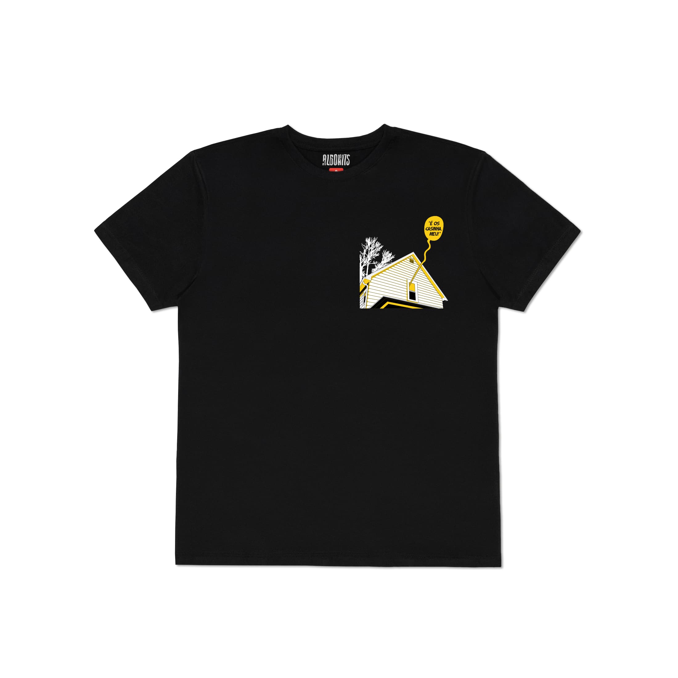 Camiseta Casinha 1 Ano Downstage - Preto