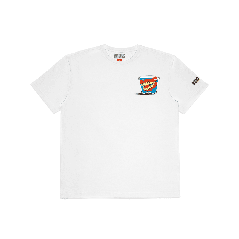 Camiseta Dentes Amarelos Dead Fish – Branco