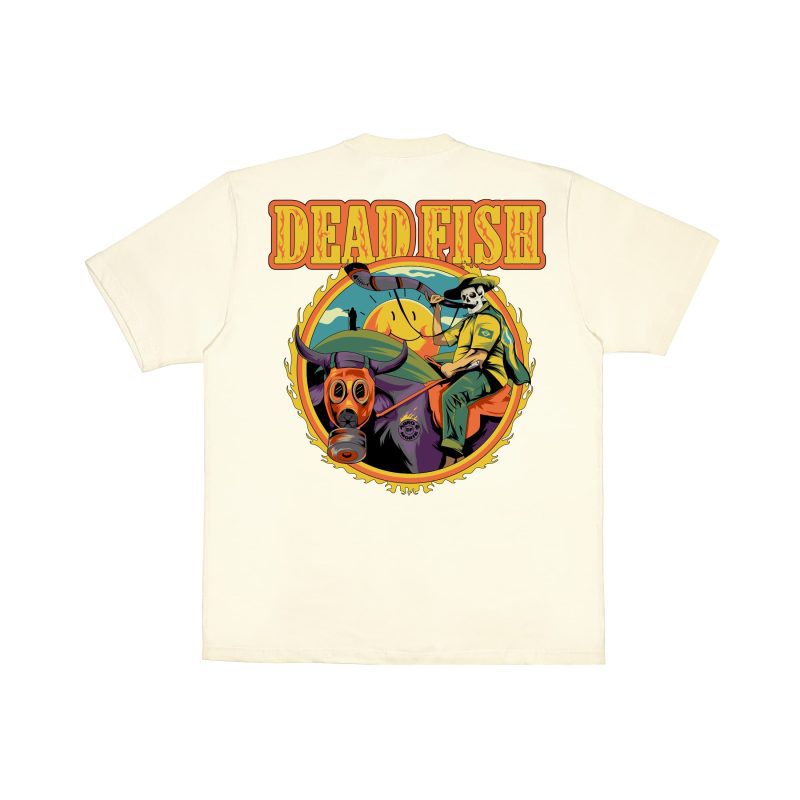 Camiseta Agro é Morte! Dead Fish - Off White