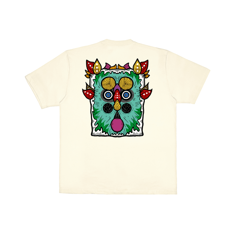 Camiseta Cabeça Pesada Pense - Off White