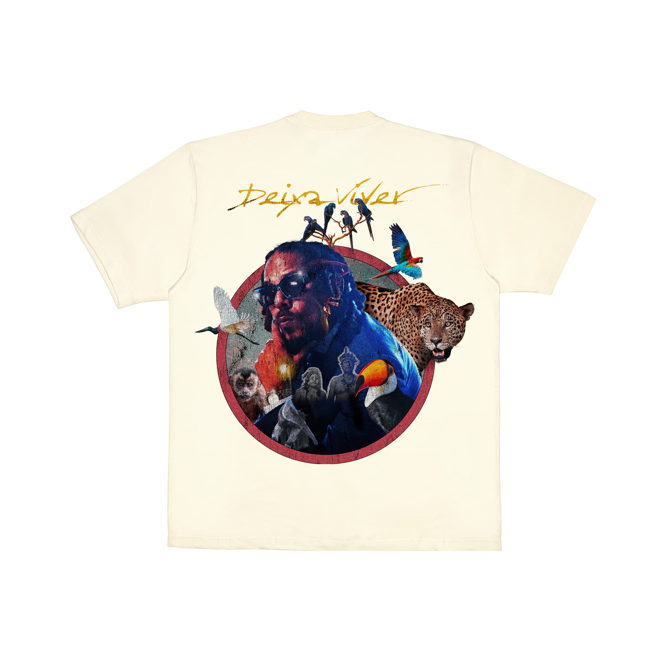 Camiseta Pantanal Bootleg Dada Yute - Off White