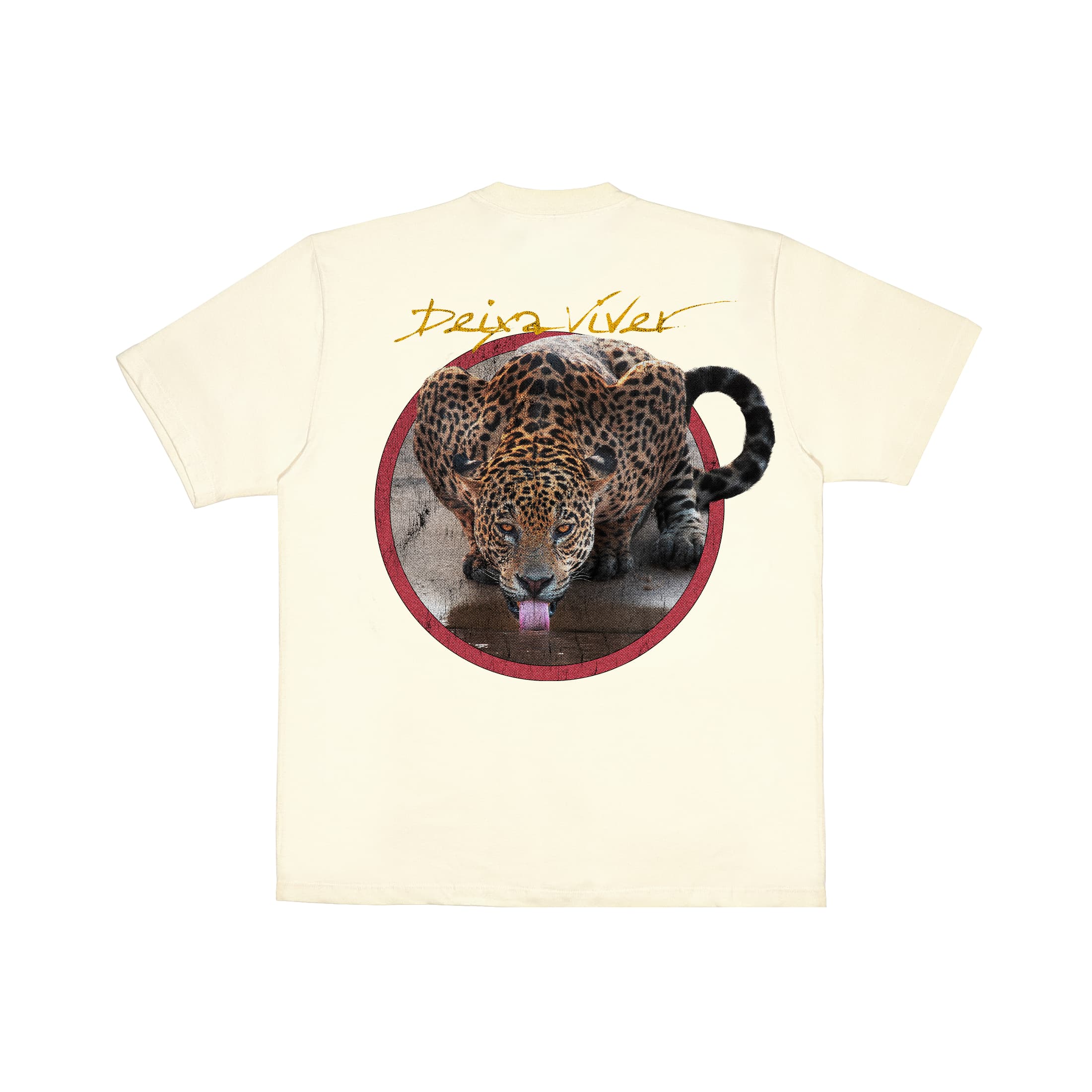 Camiseta Pantanal Onça Dada Yute - Off White