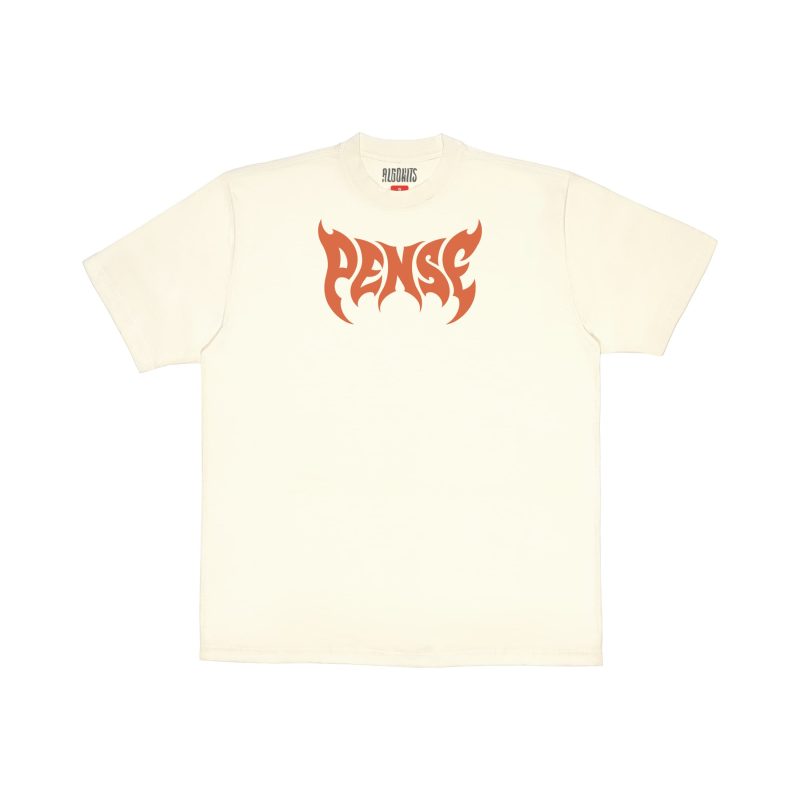 Camiseta Hardcore Tá Vivo Pense - Off White