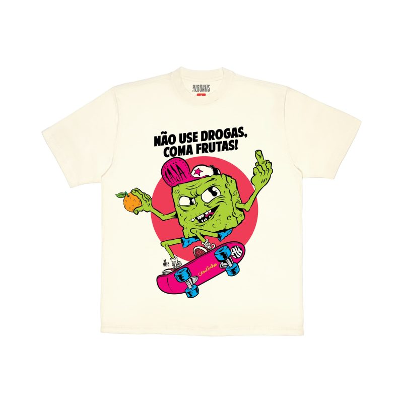 Camiseta Crackinho - Off White