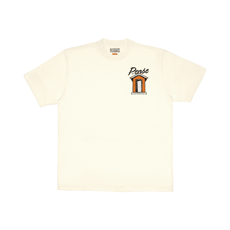 Camiseta Cabeça Pesada Pense - Off White