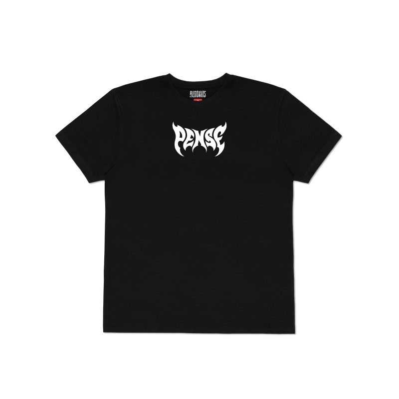 Camiseta Hardcore Tá Vivo Pense - Preto
