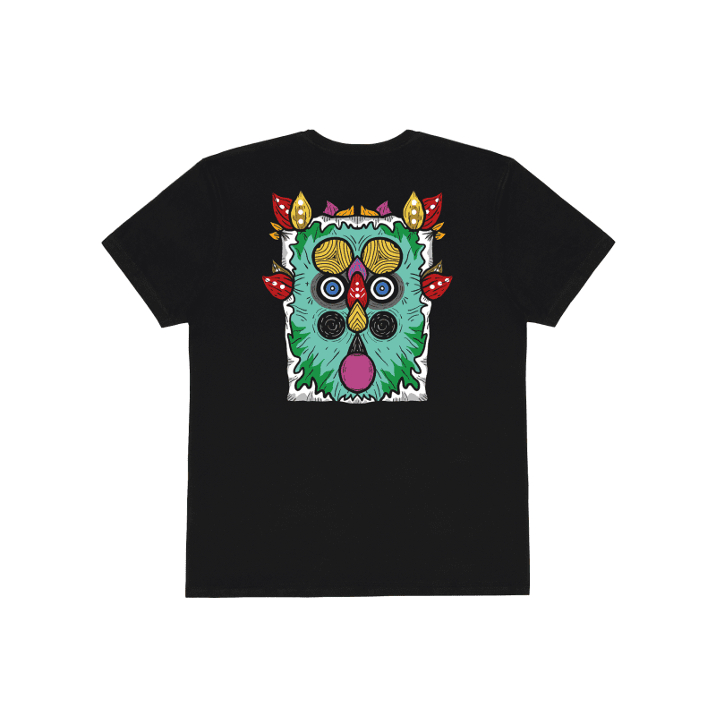 Camiseta Cabeça Pesada Pense - Preto