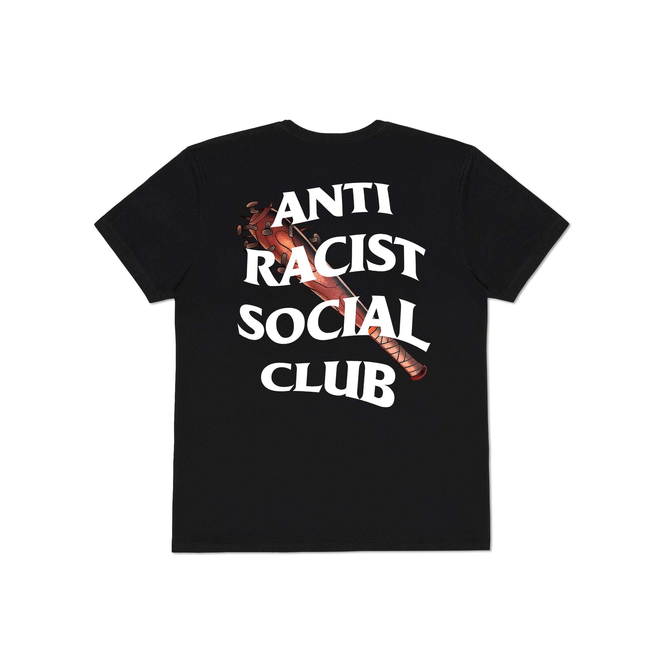 Camiseta Anti Racist Social Club Algoh - Preto