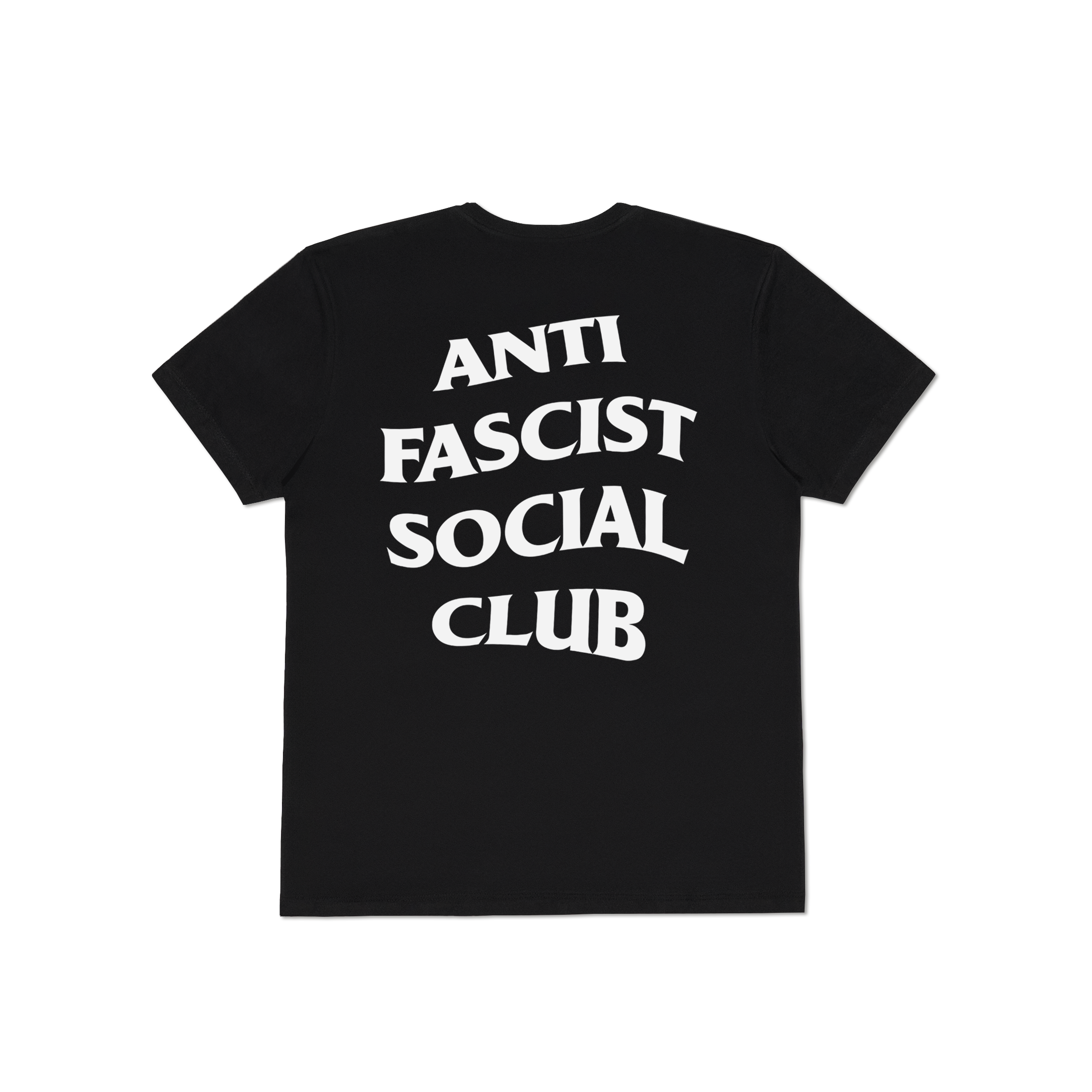 Camiseta Anti Fascist Social Club Algoh - Preto