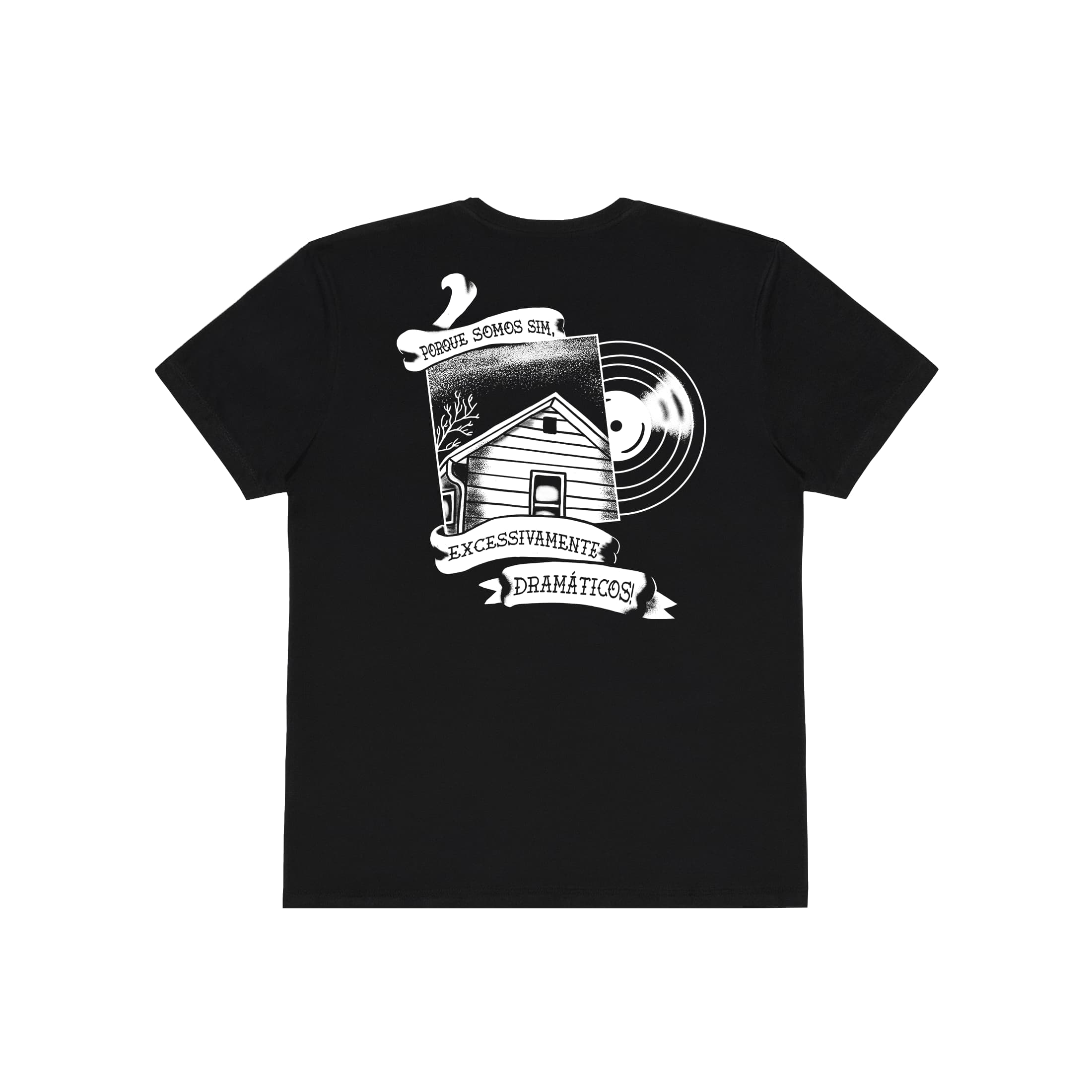 Camiseta Banda de Casinha Downstage - Preto