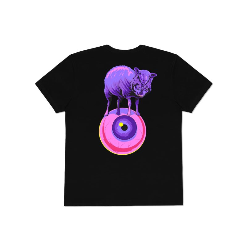 Camiseta Pele de Cordeiro Dharma Numb - Preto