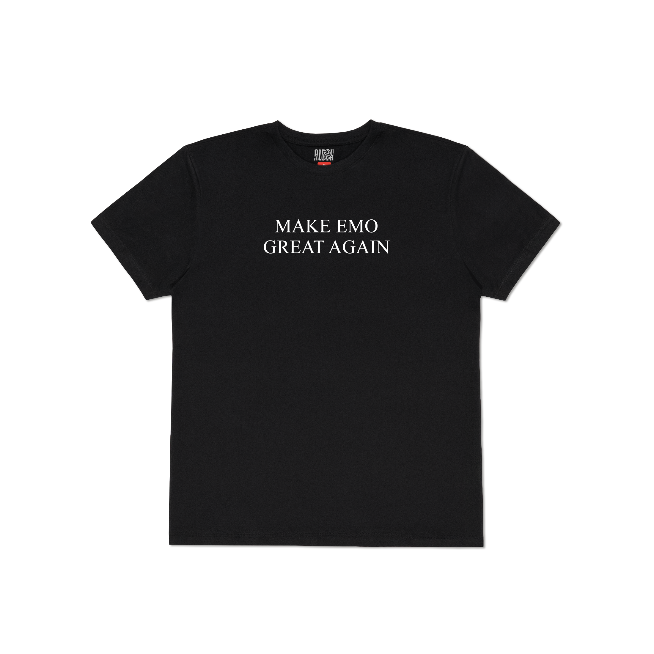 Camiseta Make Emo Great Again Algoh - Preto