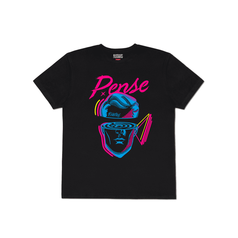 Camiseta Control Pense – Preto