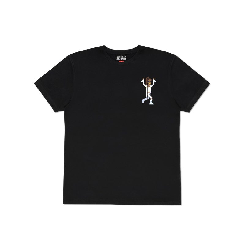 Camiseta 8 Bits Dada Yute - Preto