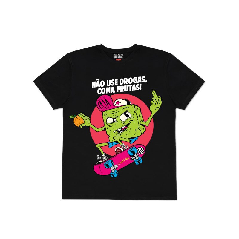 Camiseta Crackinho - Preto