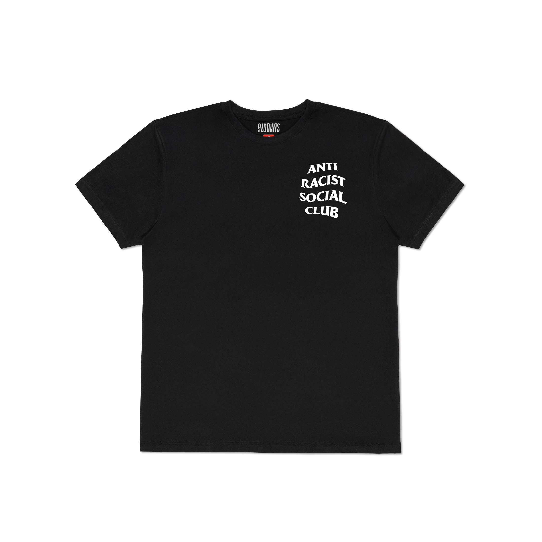 Camiseta Anti Racist Social Club Algoh - Preto