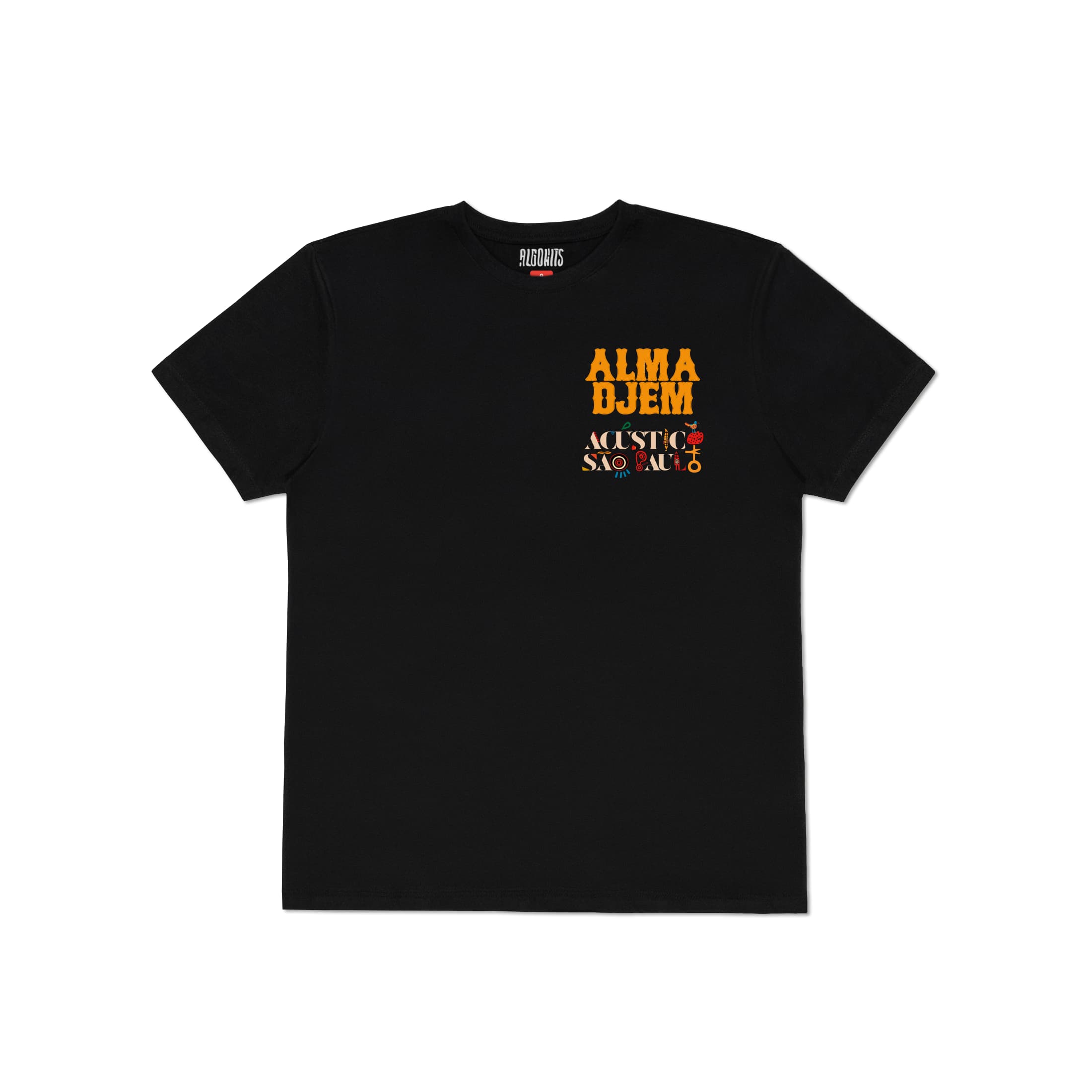 Camiseta Acústico SP Alma Djem - Preto