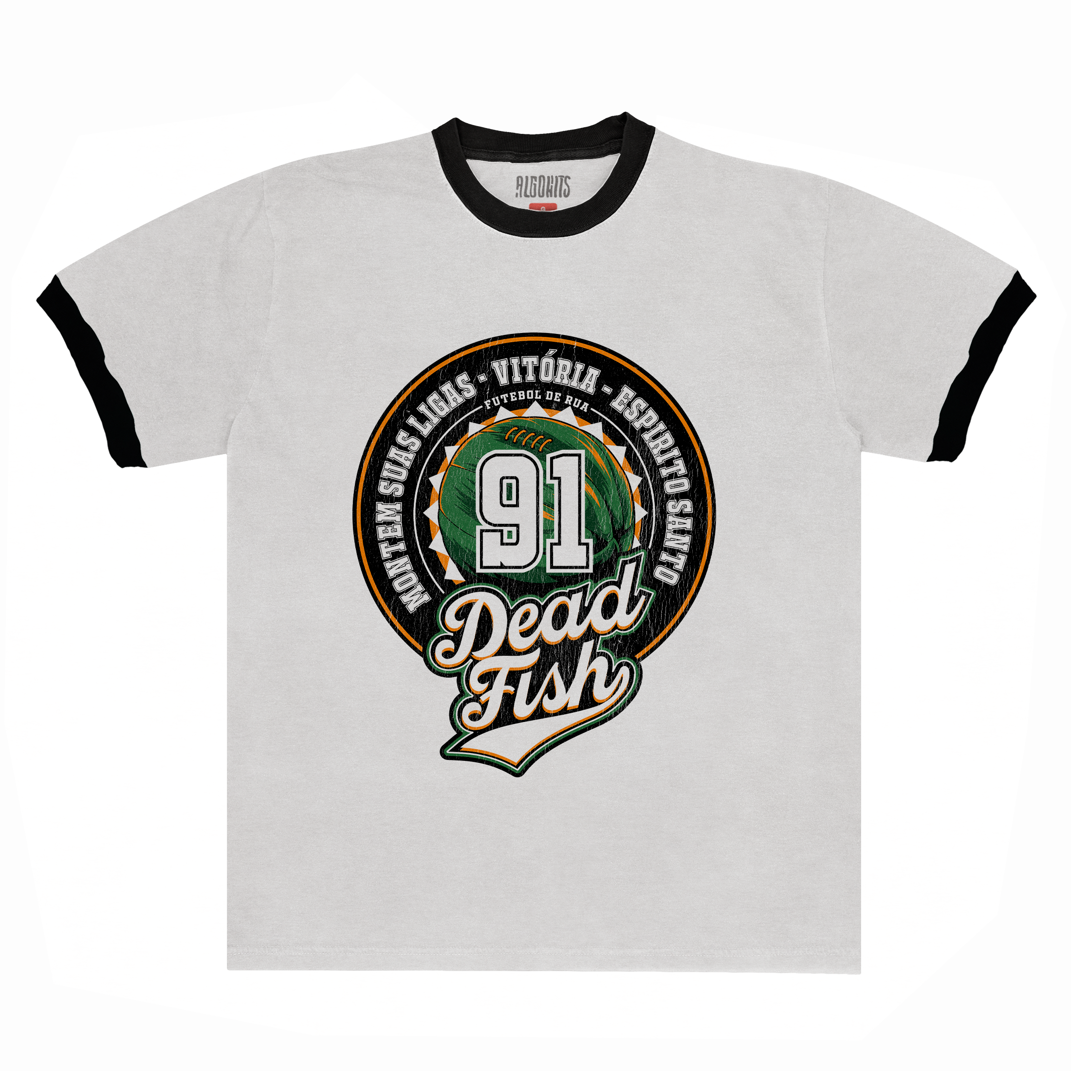 Camiseta Torcedor Montem suas ligas Dead Fish - Branco