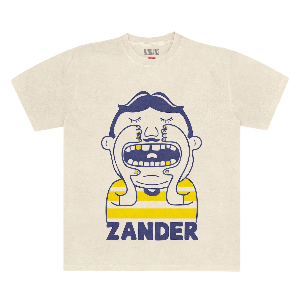 Camiseta Grito Personagem Zander - Off White