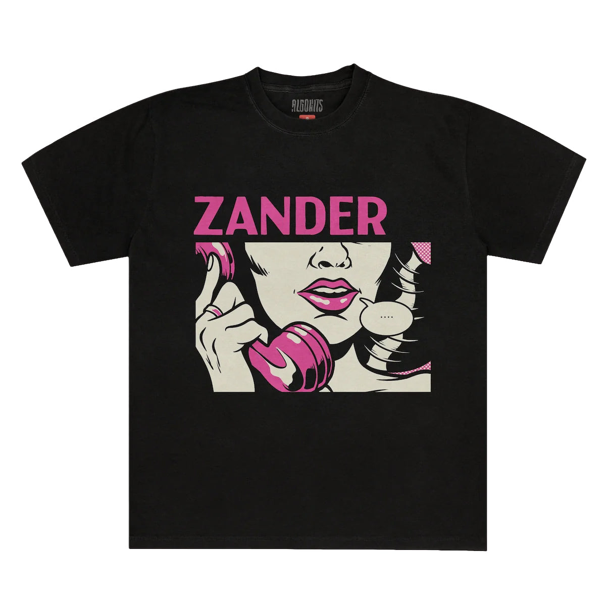 Camiseta Pop Art Zander - Preto