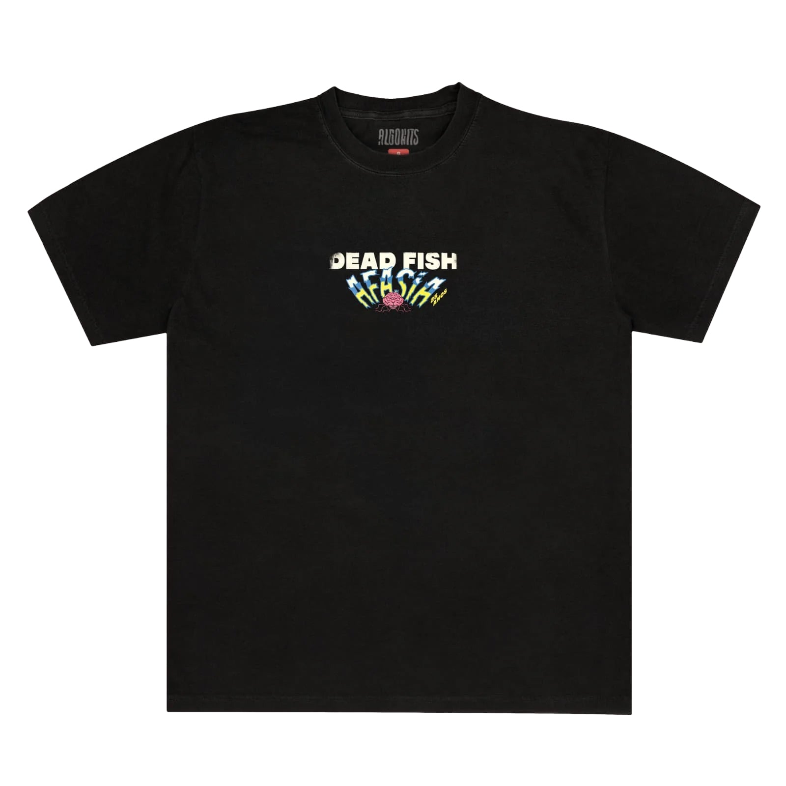 Camiseta Afasia Dead Fish - Preto