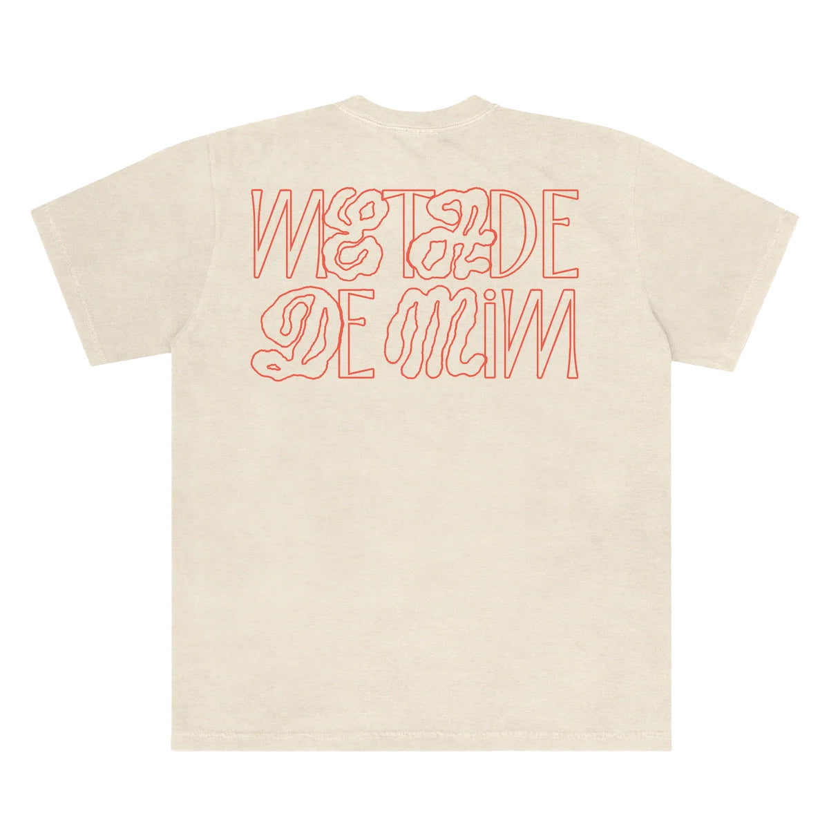 Camiseta Ainda não me Acostumei Metade de Mim - Off White