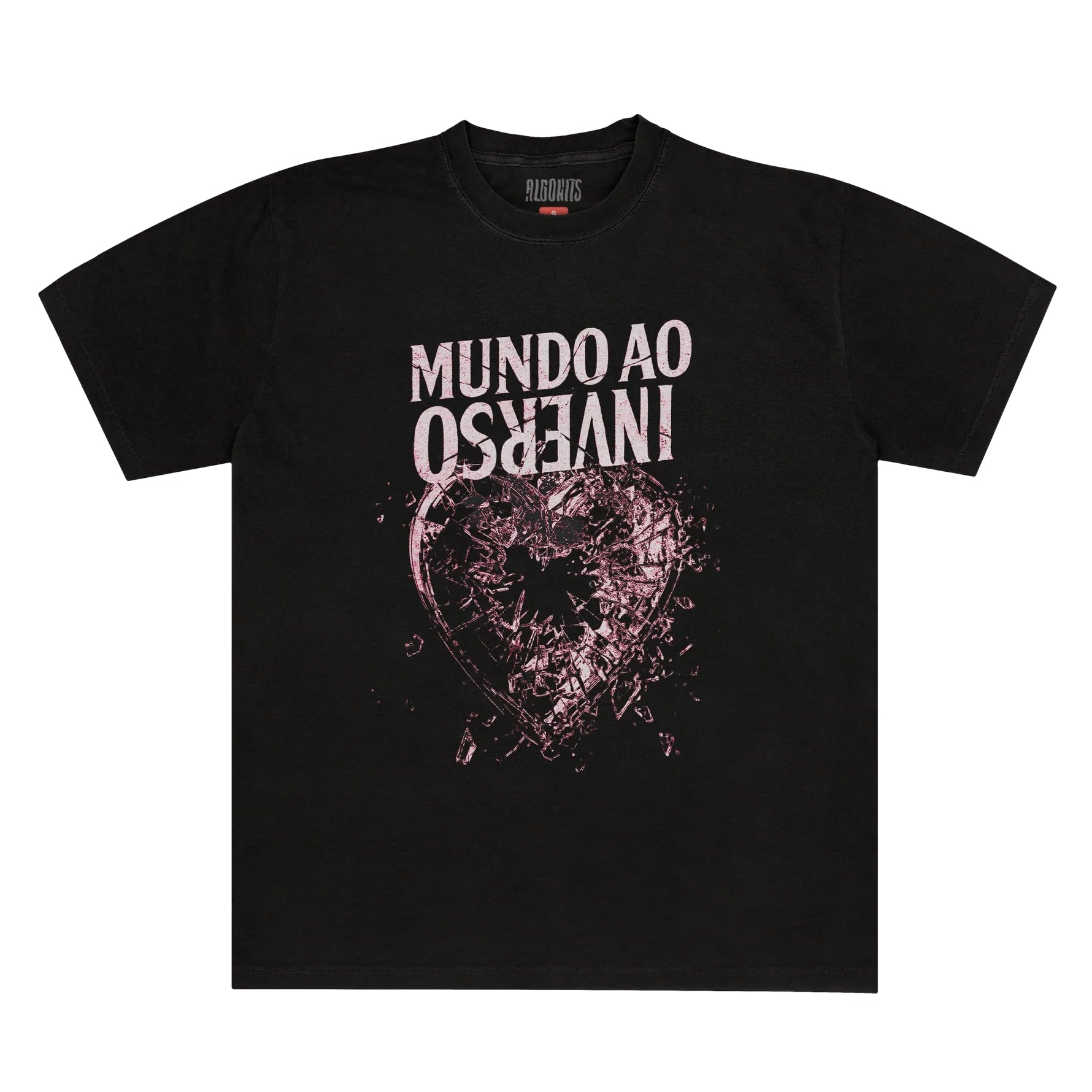 Camiseta Mundo ao Inverso Júlia Rezende - Preto