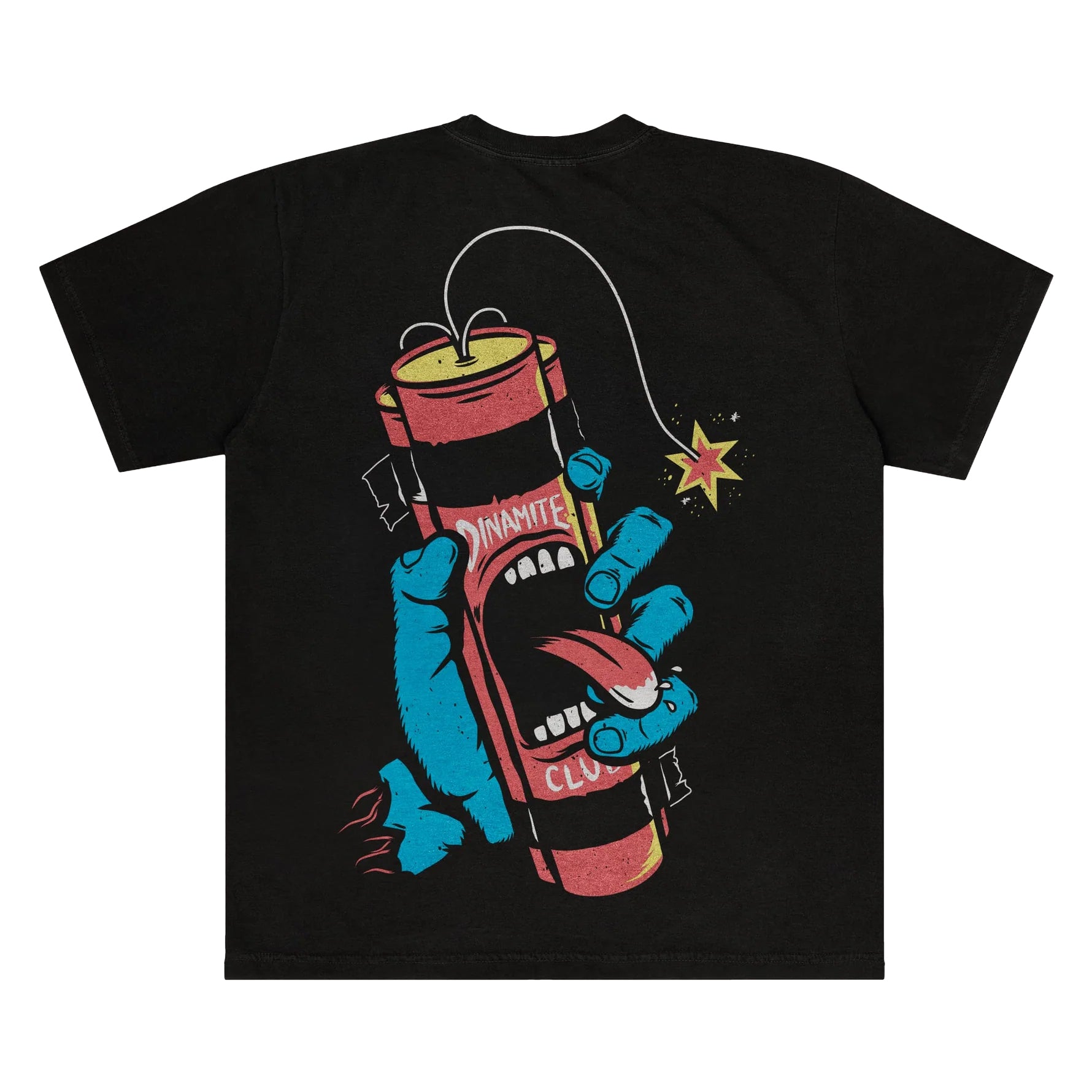 Camiseta Santa Club Dinamite Club - Preto