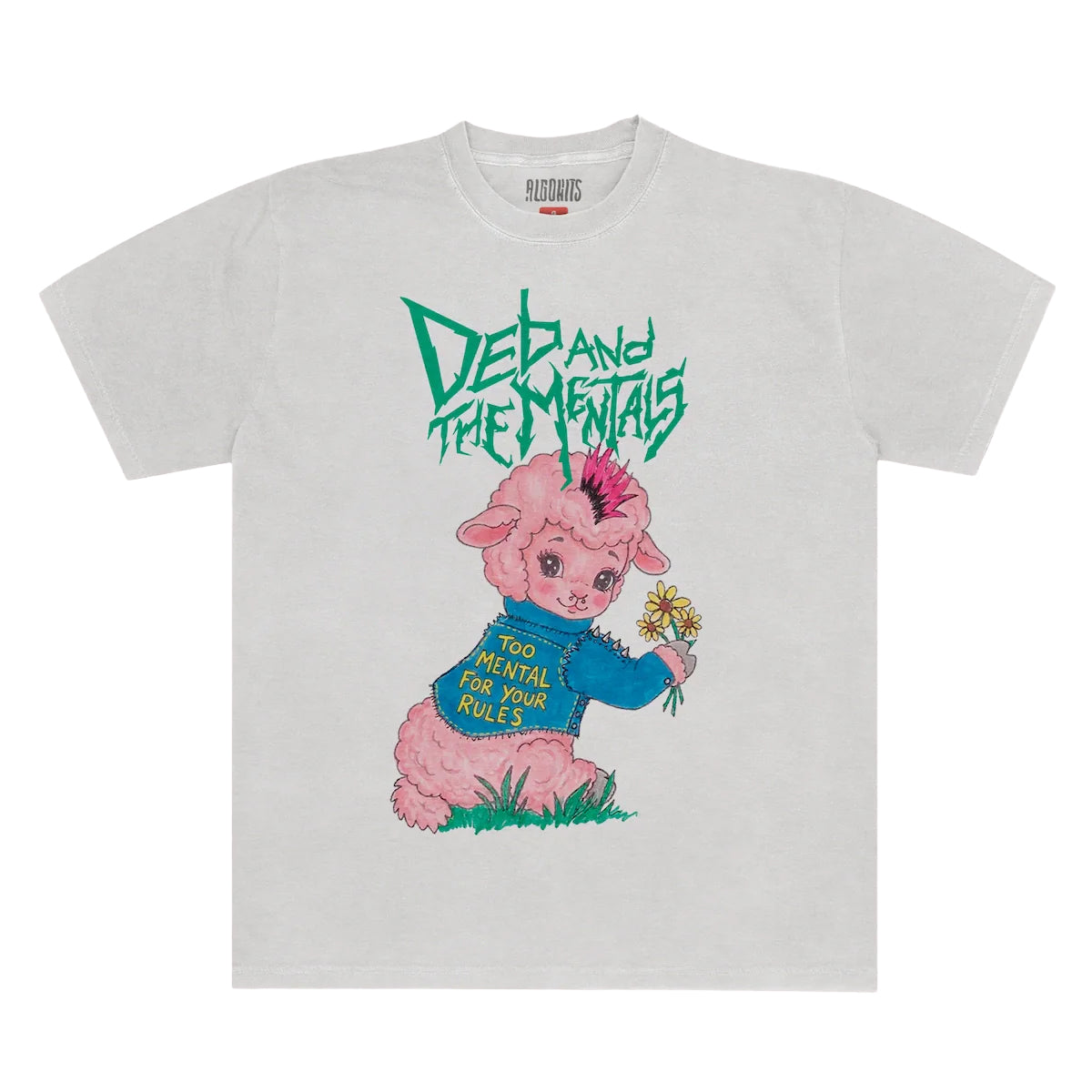 Camiseta Too Mental for Your Rules Deb And The Mentals - Branco