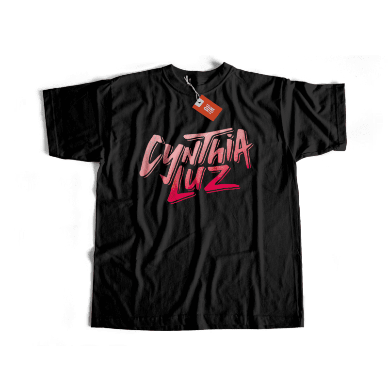 Camiseta Logo Cynthia Luz - Preto