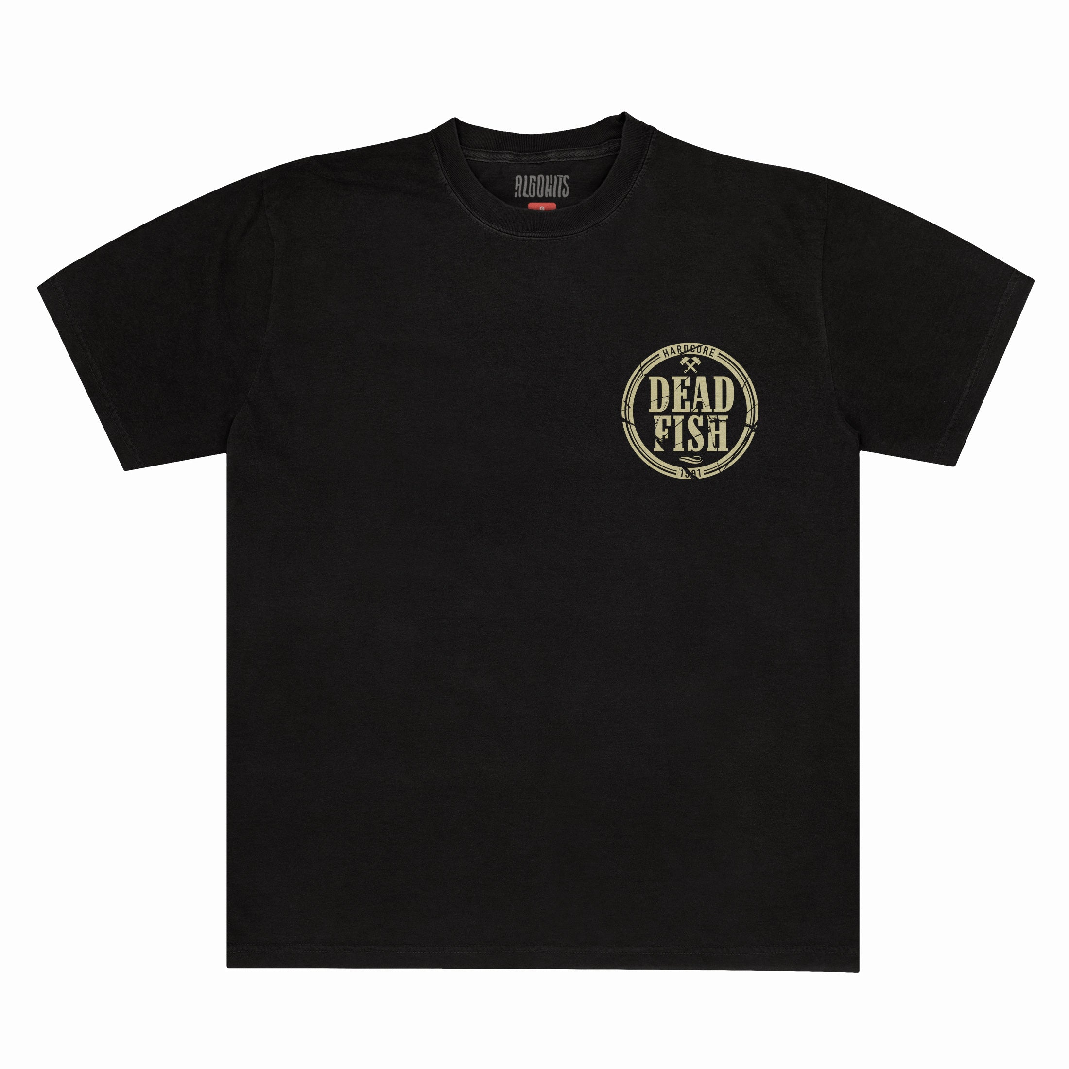 Camiseta Brasão Quebrado Dead Fish - Preto