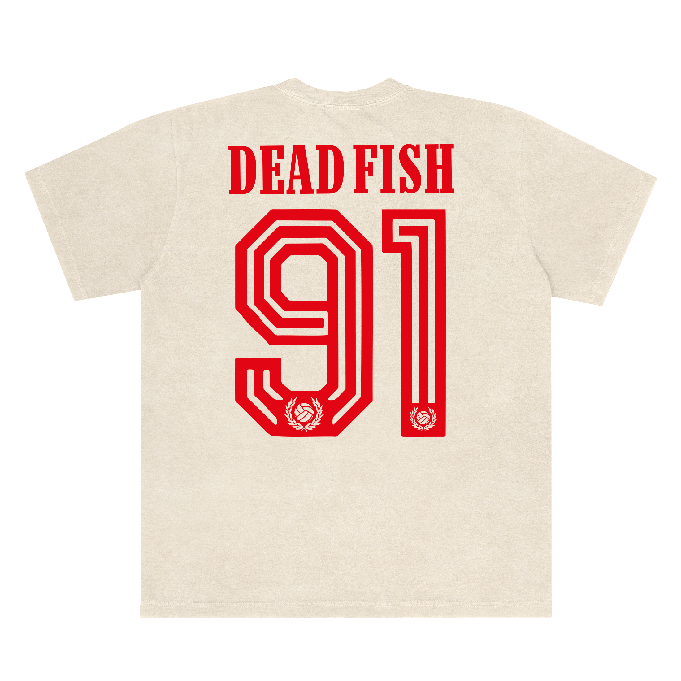 Camiseta Futiba Dead Fish - Off White