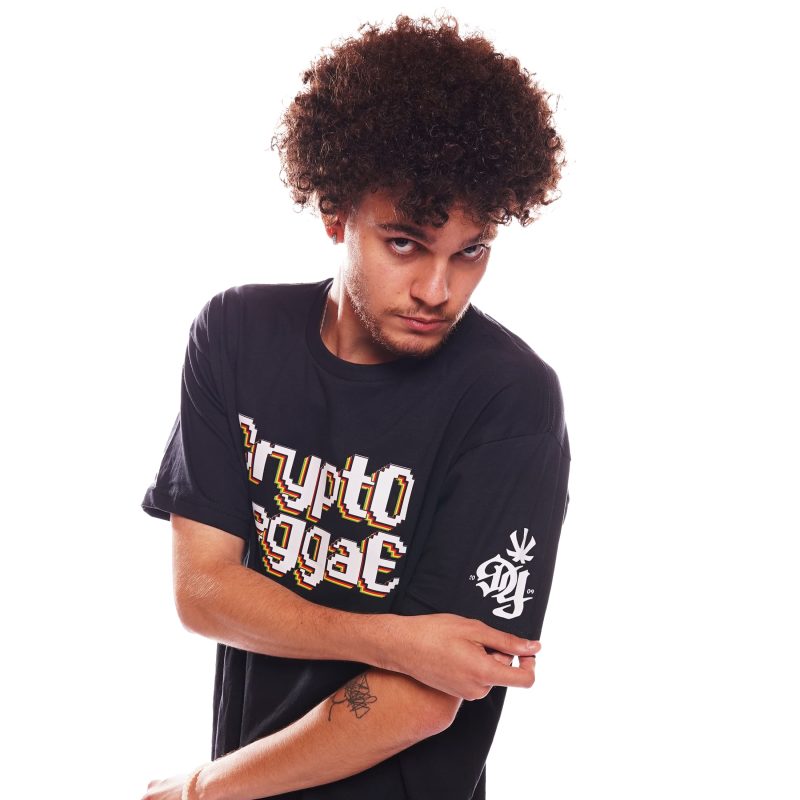 Camiseta Crypto Reggae Dada Yute - Preto
