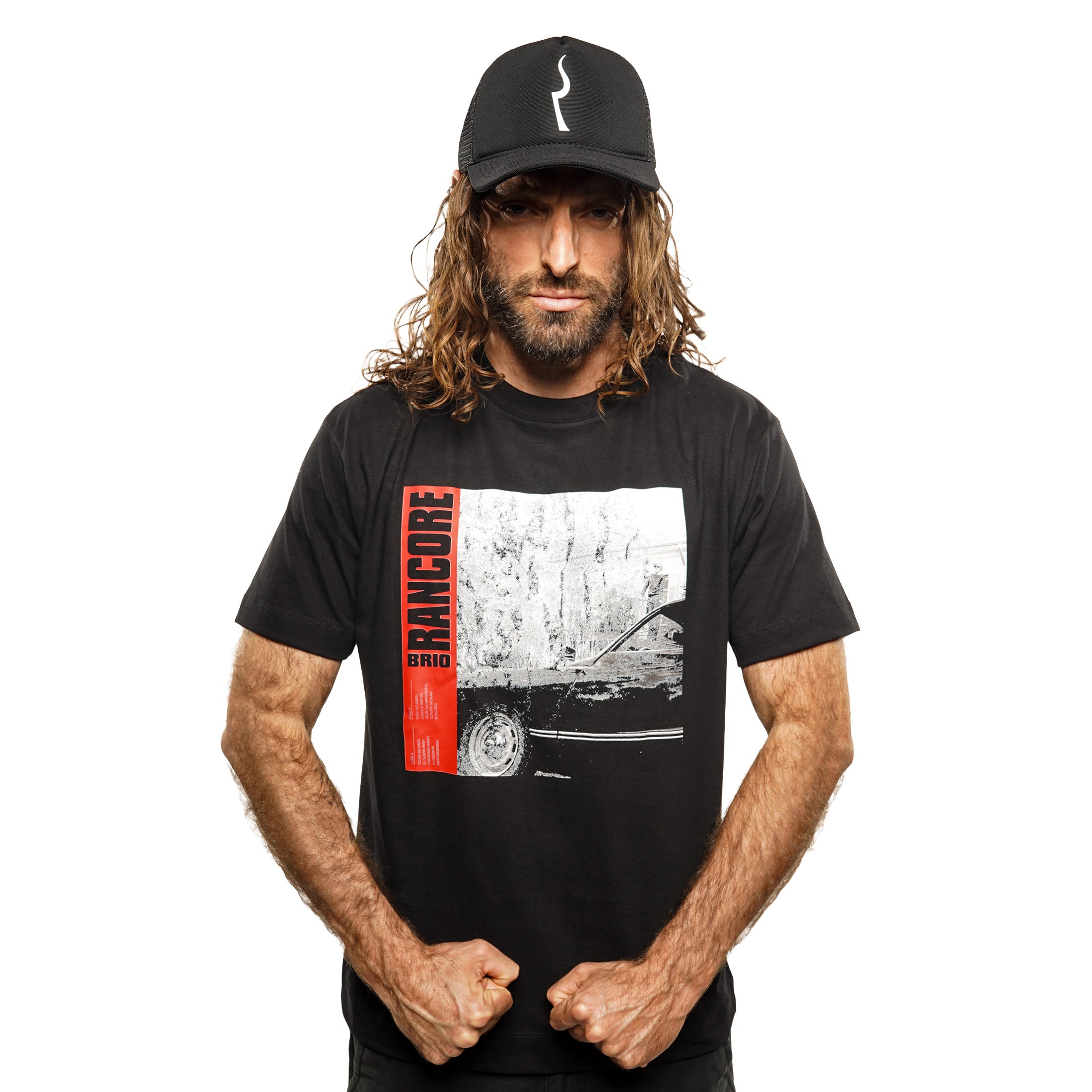 Camiseta Capa Rancore - Preto