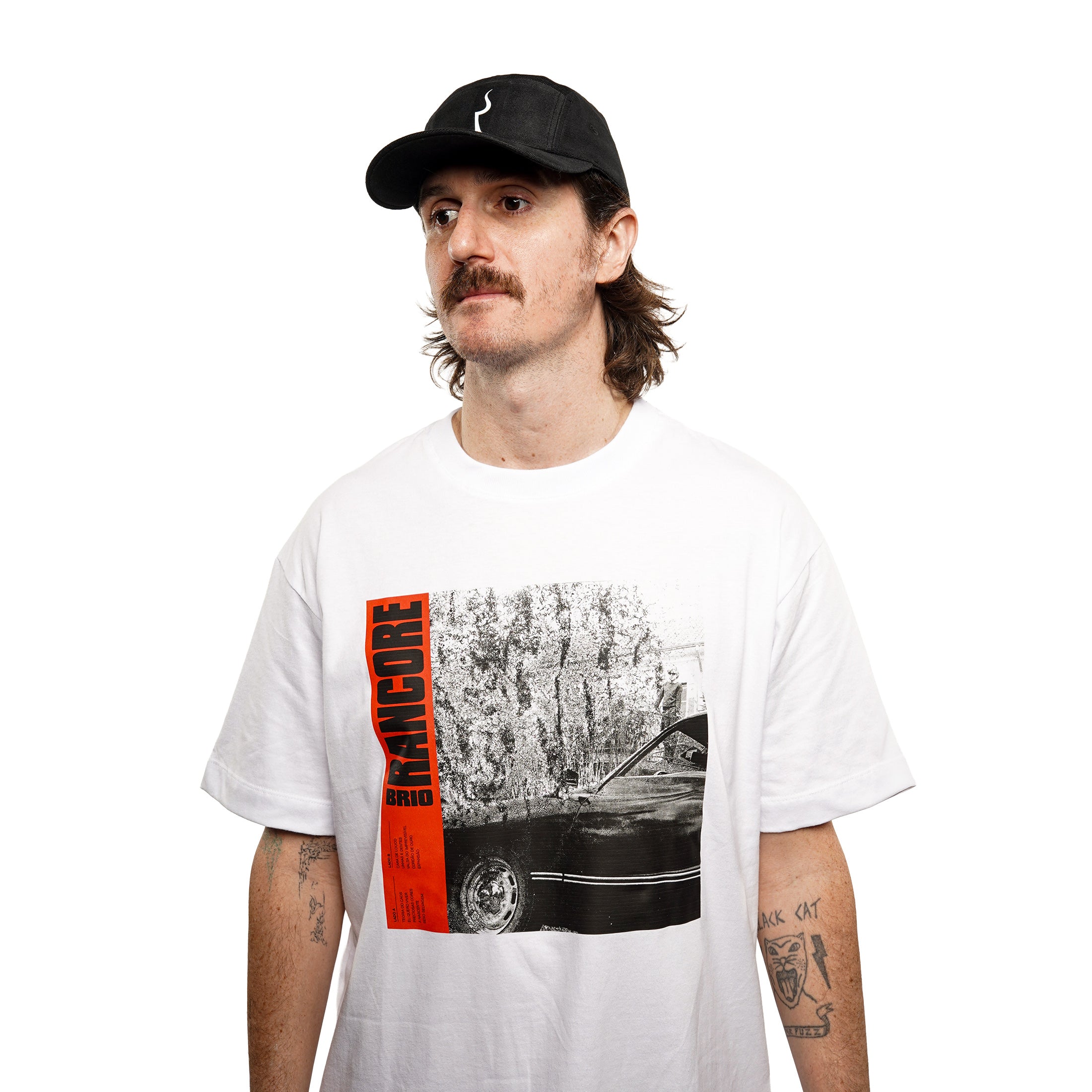 Camiseta Capa Rancore - Branco
