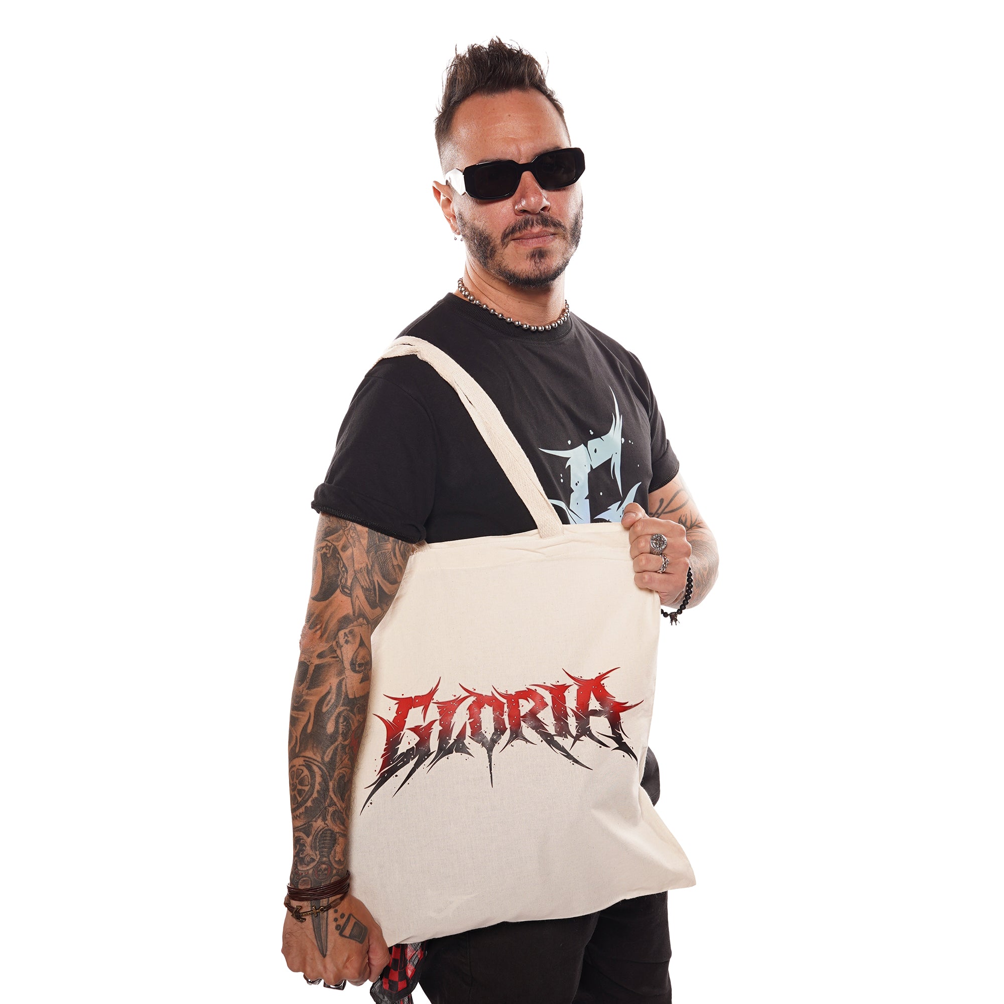 Ecobag Logo Degradê Vermelho Gloria - Off White