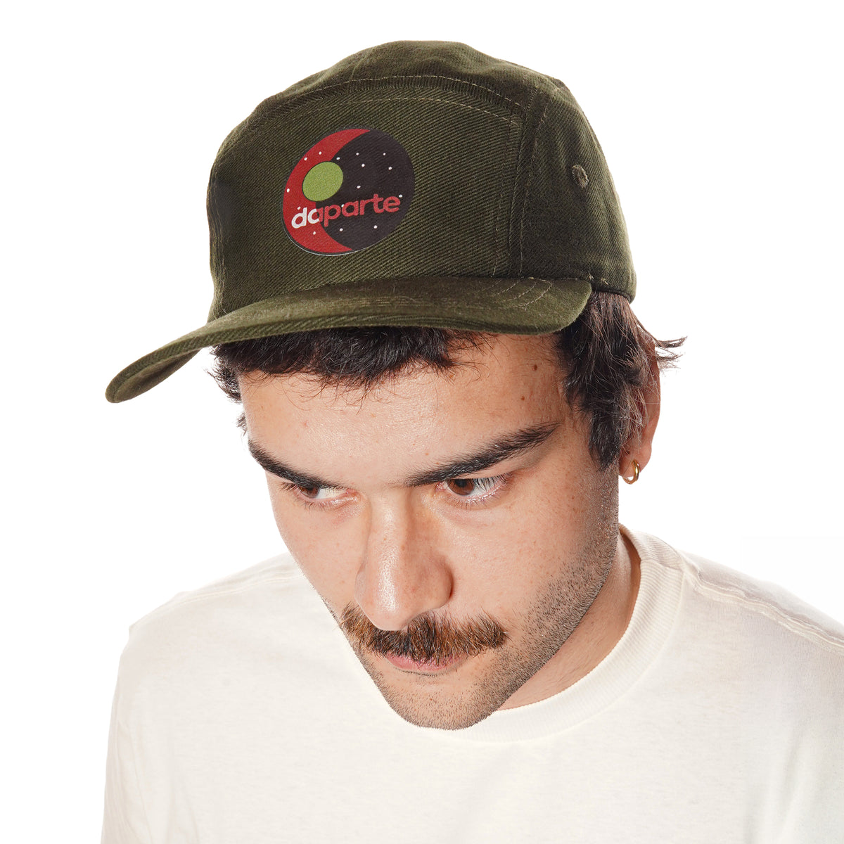Boné 5 Panel Meia Lua Daparte - Verde Musgo