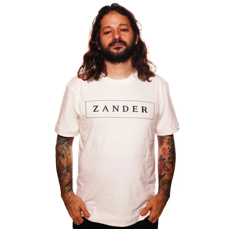 Camiseta Logo Zander - Off White