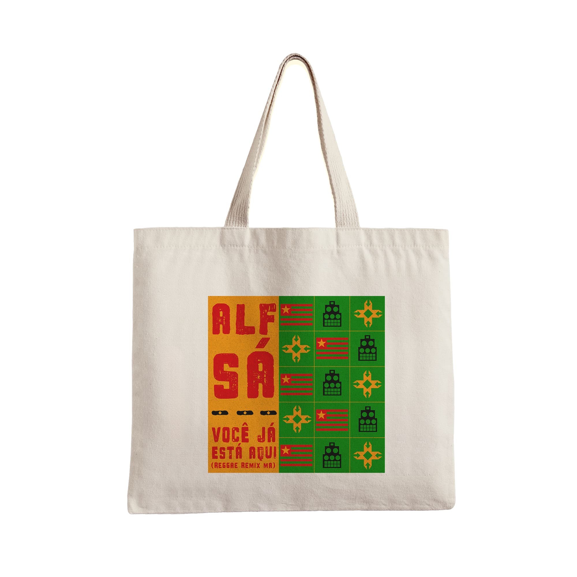Ecobag Você já está aqui Alf Sá - Off White