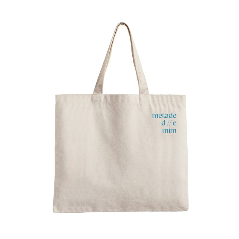 Ecobag Flores Metade de Mim - Off White