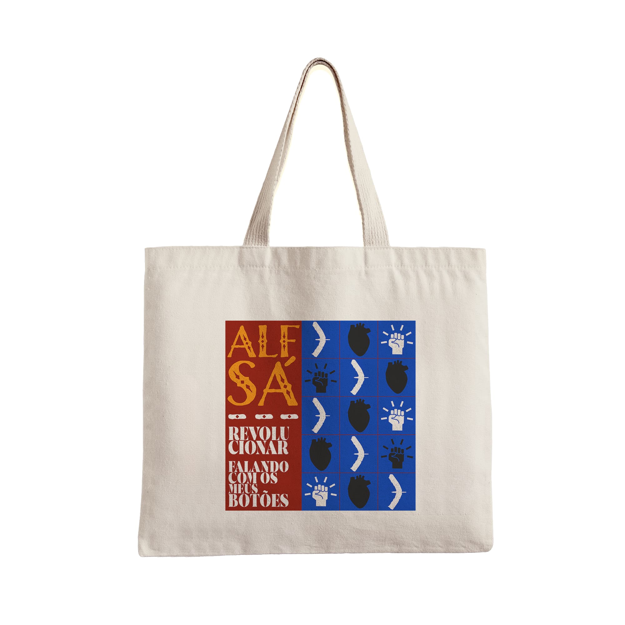 Ecobag Revolucionar Alf Sá - Off White